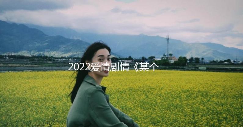2022爱情剧情《某个男人》1080p.BD中字